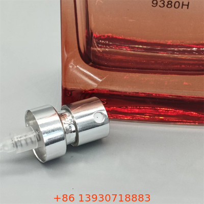 Bomba de spray de perfume para marcas de fragrâncias de luxo com névoa fina e acabamento metálico elegante