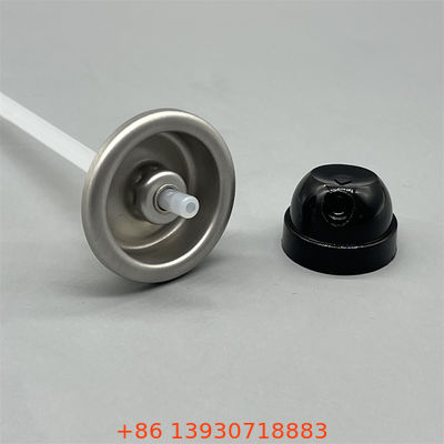 Valve de spray de desodorante superior e atuador de névoa corporal para produtos de higiene pessoal diária para distribuição de aerossóis sem esforço