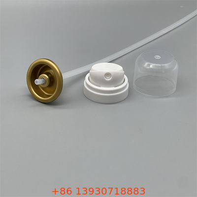 Válvula de pulverização corporal para frascos de perfume e colônia de luxo com pulverização elegante e aparência premium