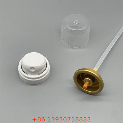 Válvula de pulverização corporal para produtos de cuidados pessoais diários com prova de vazamento e pulverização suave