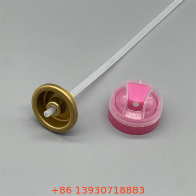 Valve de spray de desodorante superior e atuador de névoa corporal para produtos de higiene pessoal diária para distribuição de aerossóis sem esforço