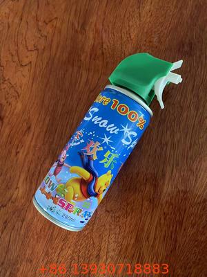 Valva de pulverização de aerossóis de neve à prova de vazamento de 4 buracos e atuador Bocal de efeito de inverno pesado para pulverização decorativa