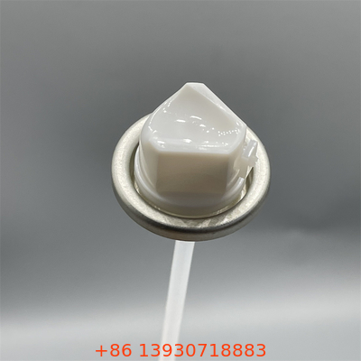 Valva de pulverização de tinta industrial de trabalho pesado para linhas de produção de fábrica com fluxo contínuo e um bico de carburo de tungstênio resistente ao desgaste