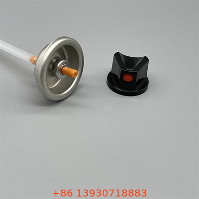 Válvula de pulverização de tinta em miniatura para retoques de precisão e projetos artísticos com padrão de ventilador ultrafinos e corpo leve