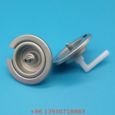 High-Flow Industrial Gas Canister Valve for Manufacturing and Metalworking Applications with Tamper-Proof Design