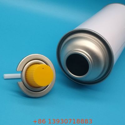 High-Flow Industrial Gas Canister Valve for Manufacturing and Metalworking Applications with Tamper-Proof Design