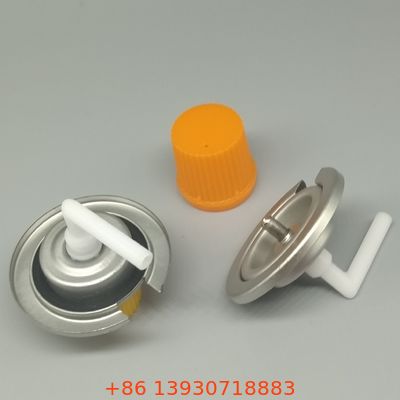 Cartucho de gás de butano com válvula e tampa para acampamento ao ar livre, caminhadas e fogões de piquenique