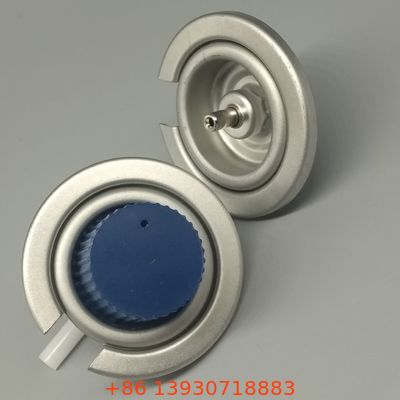 Cartucho de gás de butano com válvula e tampa para acampamento ao ar livre, caminhadas e fogões de piquenique