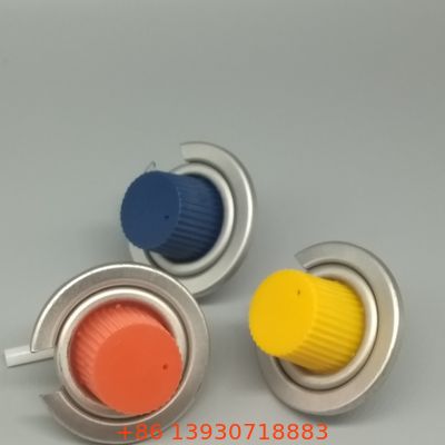 Válvula de fogão de butano de uma polegada com tampa para fogões portáteis de um único queimador