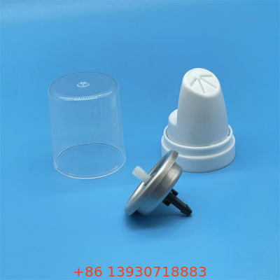 Válvula de alumínio invertida de uma polegada para mousse de cabelo latas para produtos de espuma de estilo