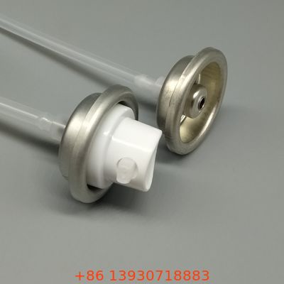 Válvula de pulverização feminina fiável para distribuição de aerossóis de tinta