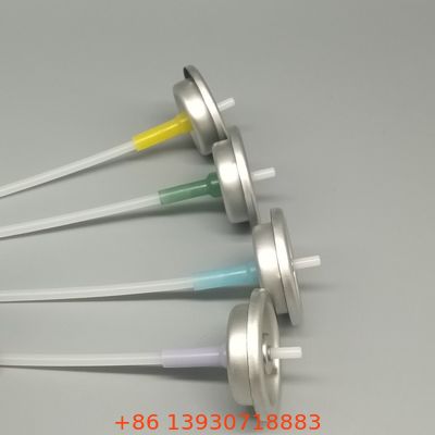 Válvula com medidor de névoa fina para perfumes, ambientadores e cuidados com a pele