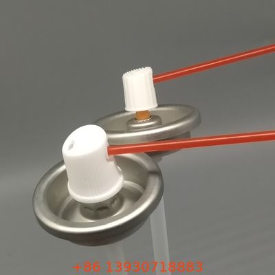 Válvula para garrafa de pulverização de limpador de aerossóis para manutenção de automóveis