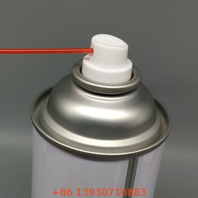 Válvula para garrafa de pulverização de limpador de aerossóis para manutenção de automóveis