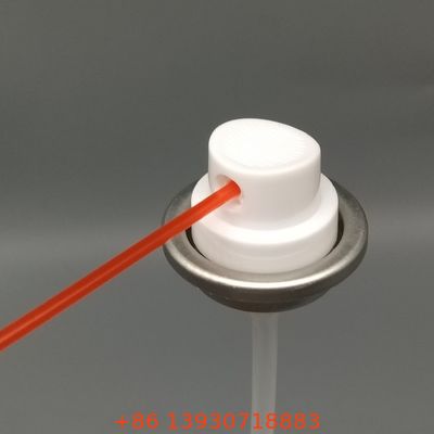 Válvula para garrafa de pulverização de limpador de aerossóis para manutenção de automóveis