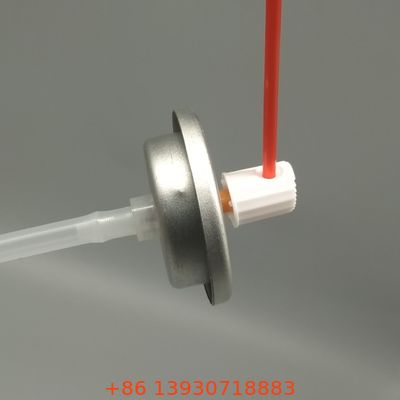 1 válvula de aerossol de polegada para sprays de lubrificante tipo WD40 com controle de fluxo preciso