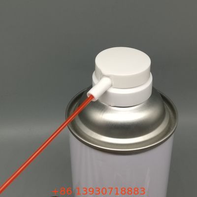 1 válvula de aerossol de polegada para sprays de lubrificante tipo WD40 com controle de fluxo preciso