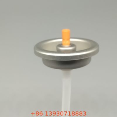 1 válvula de aerossol de polegada para sprays de lubrificante tipo WD40 com controle de fluxo preciso