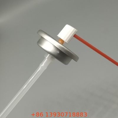 Válvula de aerossol tipo WD40 para sprays à base de solventes e óleo