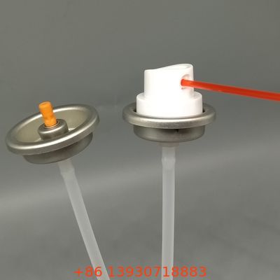 Válvula de aerossol tipo WD40 para sprays à base de solventes e óleo