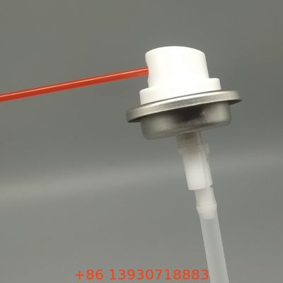 Válvula de aerossol de pulverização em todas as direcções de 360 graus para pulverização em várias posições