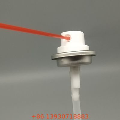 Válvula de aerossol de pulverização em todas as direcções de 360 graus para pulverização em várias posições