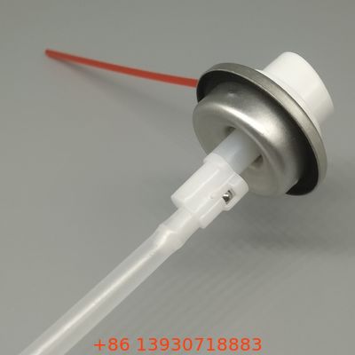 Válvula dispensadora de 360 graus inovadora e sustentável para recipientes recarregáveis de cuidados domésticos e pessoais com design anti-entupimento