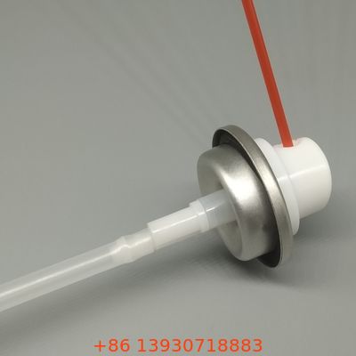 Válvula dispensadora de 360 graus inovadora e sustentável para recipientes recarregáveis de cuidados domésticos e pessoais com design anti-entupimento