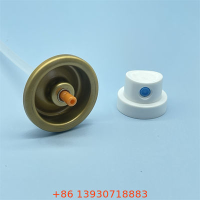 Válvula para latas de desodorante de alumínio Válvula de pulverização de precisão para aerossóis de higiene pessoal