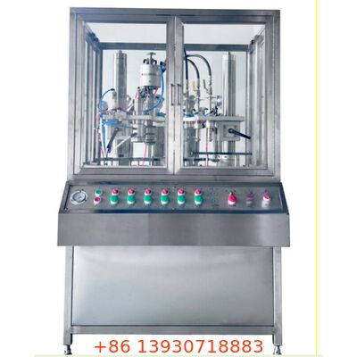 Fully Automatic Aerosol Filling Production Line for High-Volume Cosmetic and Household Product Manufacturers with Integrated Gassing and Seaming