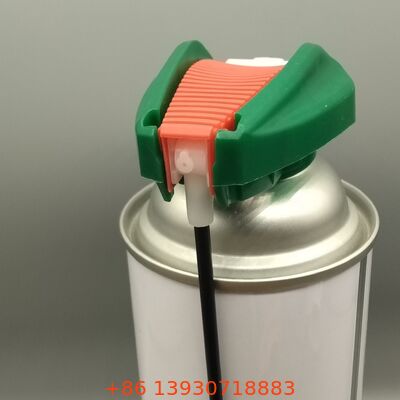 Ativador de pulverização de aerossóis versátil e econômico para produtos de limpeza doméstica com descanso ergonômico dos dedos