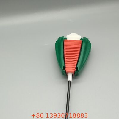 Actuador de gatilho de aerossol com palha de extensão longa para pulverização direcionada precisa