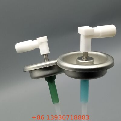 Válvula de medição com controlo de micro-fluxo para instrumentos analíticos de laboratório à prova de corrosão