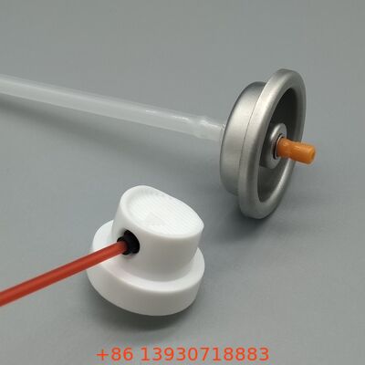 Válvula de lubrificante Aerosol WD-40 compatível com tubo de extensão e atuadores de gatilho