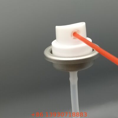 Válvula limpadora de carburador em aerossol compatível com atuadores de tubo de extensão