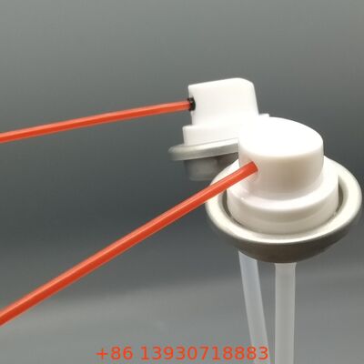 Válvula de spray aerossol WD-40 projetada para óleo penetrante e fórmulas antiferrugem