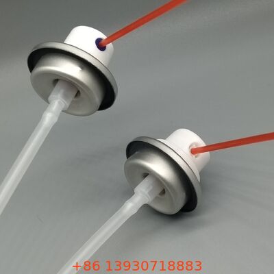 Válvula distribuidora de precisão da válvula de spray aerossol WD-40 com controle de spray suave