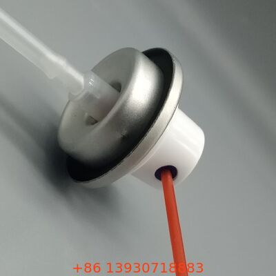 Válvula distribuidora de precisão da válvula de spray aerossol WD-40 com controle de spray suave