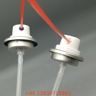 Válvula distribuidora de precisão da válvula de spray aerossol WD-40 com controle de spray suave