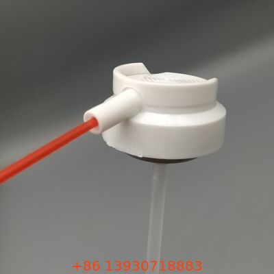 A válvula do lubrificante WD-40 de aerossol se encaixa em latas de aerossol padrão tipo WD-40