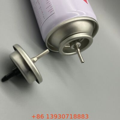 Válvula de recarga de gás para isqueiro de alta pressão com haste de metal de 1 polegada para recarga eficiente de butano