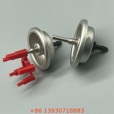 Estrutura de vedação à prova de vazamento da válvula de recarga de gás de isqueiro aerossol para transferência segura de gás