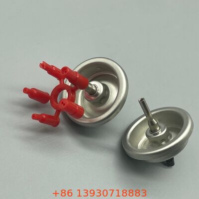 Válvula de recarga de gás para isqueiro aerossol projetada para aplicações de isqueiros recarregáveis