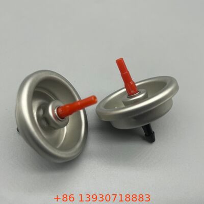 Válvula de aerossol para recarga de gás de isqueiro com haste de plástico e metal durável de 1 polegada para produtos a gás portáteis