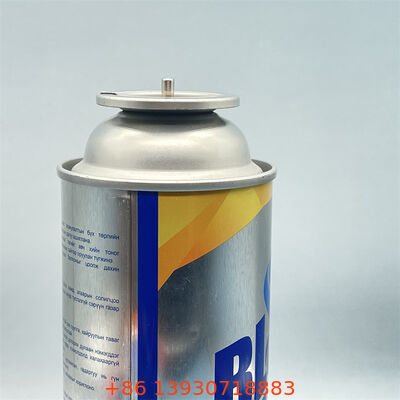 Válvula portátil de fogão a gás com tampa vermelha de alta visibilidade para entusiastas do ar livre