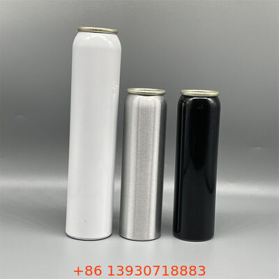 Recipiente de aerossol de alumínio à prova de vazamentos, ideal para fabricantes de latas de aerossol OEM