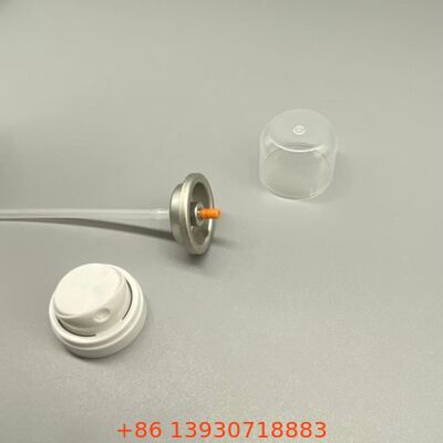 Válvula de spray aerossol de shampoo seco projetada para produtos de atualização capilar em pó e névoa