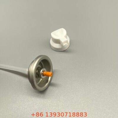 Válvula de spray aerossol de shampoo seco projetada para produtos de atualização capilar em pó e névoa