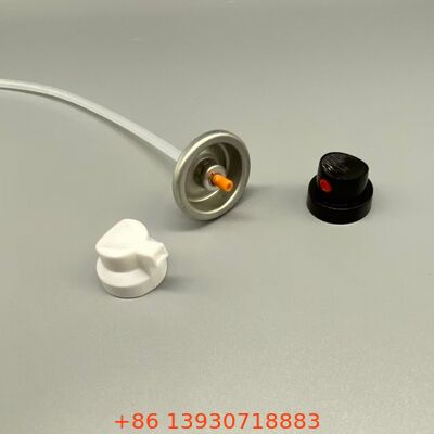 Válvula de spray aerossol de shampoo seco projetada para produtos de atualização capilar em pó e névoa