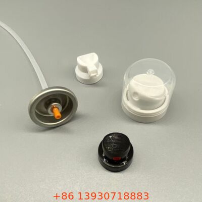 Válvula de spray aerossol de xampu seco para sistemas de embalagem de cuidados pessoais